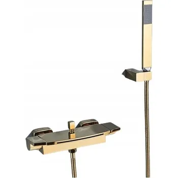 Vodovodní baterie Nástěnná vanová baterie Arizone zlatá