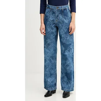 Dámské oblečení Džíny Sisley 4W9KLF07L modrá 55J, vel. 27