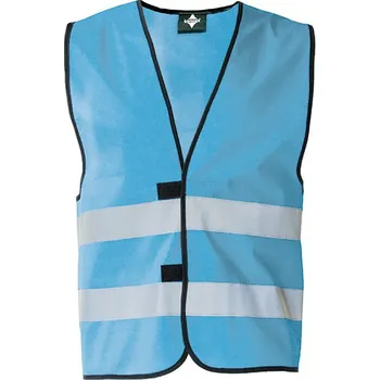 reflexní vesta Korntex Funkční Hi-Vis bezpečnostní vesta a Dortmund Barva: sky blue, Velikost: 5XL G_KX100