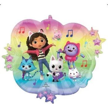 Balónek Gábinin kouzelný domek 50x71cm - fóliový balónek