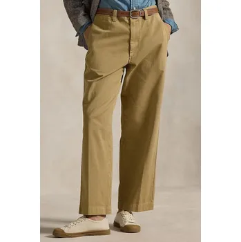 Pánské džíny Džíny Polo Ralph Lauren Str Lg Chino Full Length Flat, 34, zelená, 81X