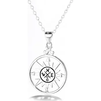 Přívěsek Majya Stříbrný přívěsek s řetízkem KOMPAS Ag/; ≤3,83 g 11060