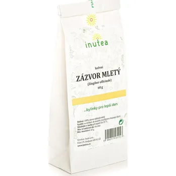 Koření inutea Zázvor mletý – 60 g v pytlíku - papírový pytlík