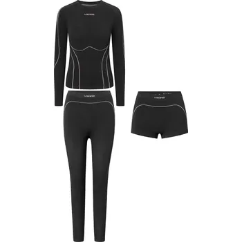 Set dámského termoprádla Dámské funkční prádlo Viking Etna 2.0 Set 25/26 - black/purple / S