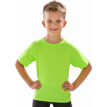 Chlapecké tričko SPIRO Junior Performance Aircool Tričko Barva: Limetková, Velikost: S (5-6) G_RT287J