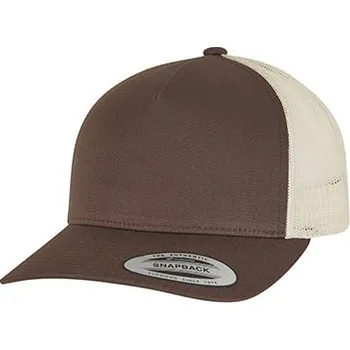Kšiltovka FLEXFIT 5-panelový Retro Trucker čepice Barva: Mustang, Velikost: One Size G_FX6506T
