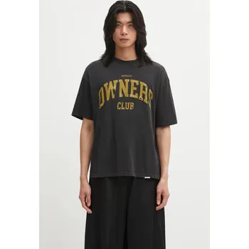 Pánské tričko Bavlněné tričko Represent Owners pánské, šedá barva, s potiskem, OCM100047.02, L, 90X