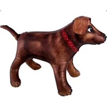 Balónek Pes hnědý 91x60cm - fóliový balónek