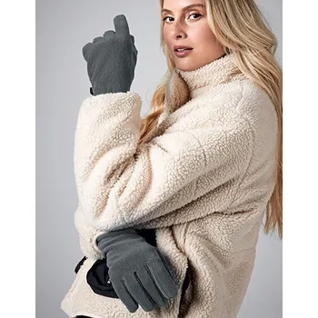 Módní doplněk Beechfield Rukavice z recyklovaného fleecu Barva: Šedá, Velikost: S/M G_CB298R