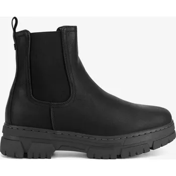 Dámská zimní obuv GO SOFT Dámské zateplené kotníkové boty Chelsea Černé WS6385-01