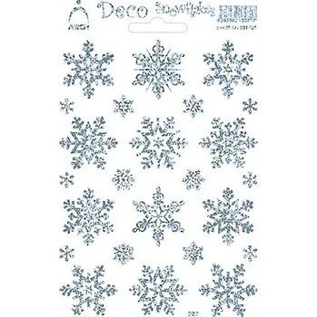 samolepka Samolepky vločky stříbrné 827-SG
