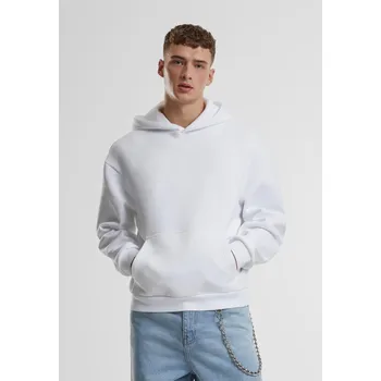 Pánská mikina Urban Classics Pánská mikina s kapucí Vekist bílá 4XL