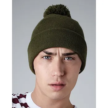 Čepice Beechfield Originální Pom Pom Beanie Barva: Růžová, Velikost: One Size G_CB426