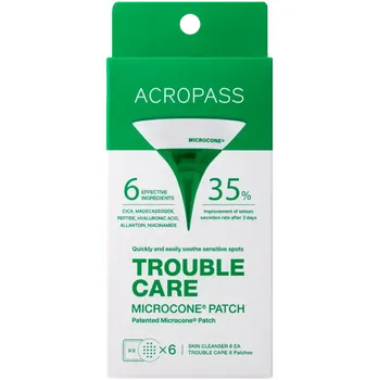 Léčba akné Acropass Mikrojehličkové náplasti na akné 6 ks