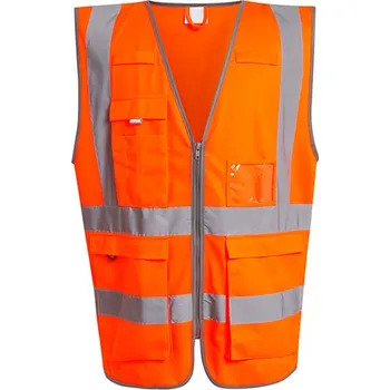 Pánská vesta Regatta High Visibility Pro Hi-Vis výkonná vesta a Barva: orange, Velikost: XL G_RG2510