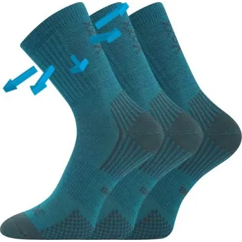 3PACK dětské ponožky Voxx merino zelené (Optimalik) 20/24 Možnost vrácení zboží ZDARMA do 120 dnů!