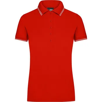 Pánské tričko James&Nicholson Dámské Polo Barva: Tomato, Velikost: XXL G_JN985