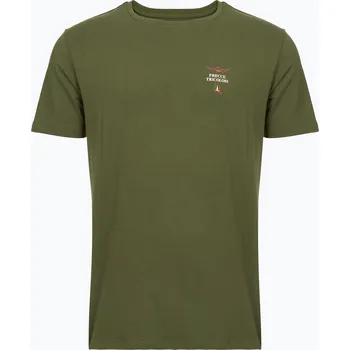 Pánské tričko Pánské tričko Aeronautica Militare AM1UTI005 s kulatým výstřihem military
