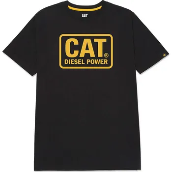 CATERPILLAR Diesel Power černé pánské triko 100% Ba XXL