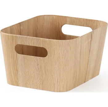 Úložný box TORO Úložný košík KITCHISIMO 23x30x15cm hnědá