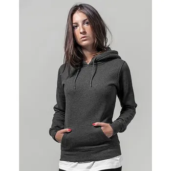 Dámská mikina Build Your Brand Dámská Heavy mikina s kapucí Barva: Růžová, Velikost: 5XL G_BY026