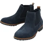 esmara® Pánská kotníková obuv Chelsea z broušené kůže (navy modrá, 42)