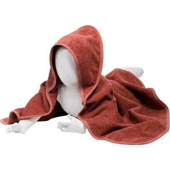 Kojenecká souprava A&R Babiezz® ručník s kapucí Barva: Old Pink, Velikost: 75 x 75 cm G_ARB032