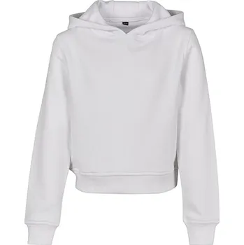 Dívčí mikina Build Your Brand Dívčí mikina s kapucí Barva: white, Velikost: 122/128 G_BY113