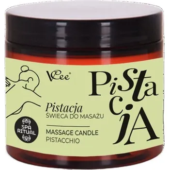 Svíčka VCee Masážní svíce Pistácie 80g