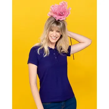 JHK Dámské Polo Regular Barva: Bílá, Velikost: 3XL G_JHK511