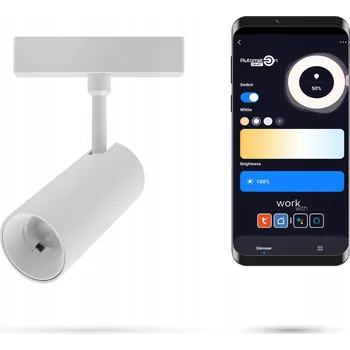 Lištový reflektor Automat-on 1 x 10 W 0,1 m