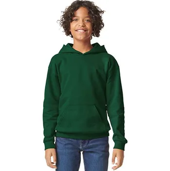 Dívčí mikina Gildan Softstyle® středně těžká fleecová mikina pro mládež Barva: forest green, Velikost: M (140/152) G_GSF500K