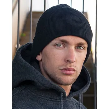 Čepice Build Your Brand Čepice z organické bavlny 24/7 Barva: Vínová, Velikost: One Size G_BY001