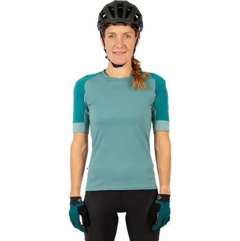 cyklistický dres Dámský cyklistický dres Endura GV500 s krátkým rukávem, smrkově zelená, velikost L