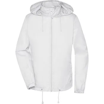 Dámská větrovka James&Nicholson Dámská promo bunda Barva: white, Velikost: XXL G_JN1131