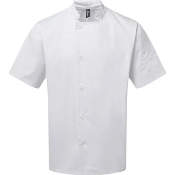 Gastro oděv Premier Workwear Kuchařský rondon s krátkým rukávem Barva: white, Velikost: 3XL G_PW900