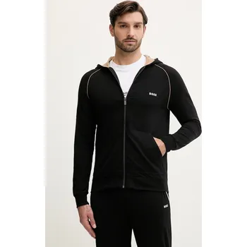 Pánská mikina Mikina BOSS Mix&Match Jacket H tmavomodrá barva, s kapucí, hladká 50515313 99A, vel. M