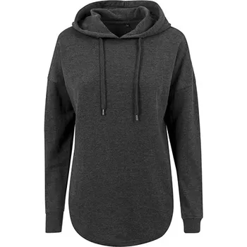 Dámská mikina Build Your Brand Dámská oversized mikina s kapucí Barva: Charcoal (Heather), Velikost: S G_BY037