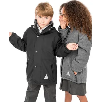 Dívčí bunda Result Junior Stormdri 4000 recyklovaný kabát Barva: Fialová, Velikost: XS (3-4) G_RT160J