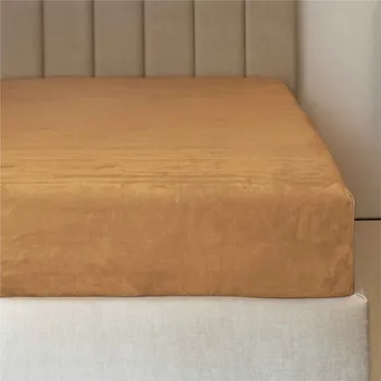 Prostěradlo Jiří Polášek Napínací prostěradlo MIKROVLÁKNO medové Velikost: 140x200 na výšku 15-18 cm N