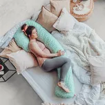 Milkie Jasmin český těhotenský a kojicí polštář Bunny Mint