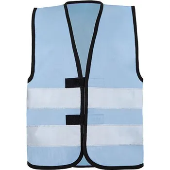 Korntex Dětská Hi-Vis funkční bezpečnostní vesta a Aarhus Barva: sky blue, Velikost: XS (3-6 years) G_KX100K