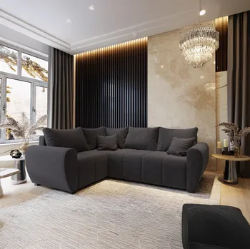 Sedací souprava PRM Rohová sedačka MOKA L, 235 cm Roh sedačky: Levý roh, Barva látky: SAWANA 05