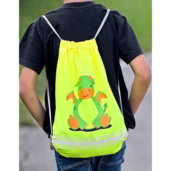 Korntex Dětská taška na gymnastiku Funtastic Wildlife Barva: Unicorn Yellow, Velikost: 30 x 40 cm G_KX175