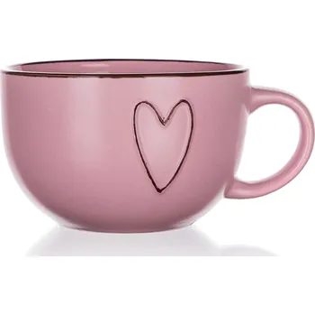 Banquet Jumbo 730 ml Heart růžový