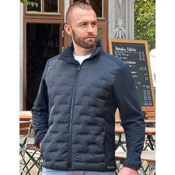 Pánská casual bunda Karlowsky Pánská fleecová hybridní bunda Barva: Navy (ca. Pantone 533C), Velikost: XXL G_KY154