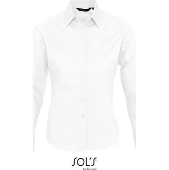SOL´S Dámská strečová košile s dlouhým rukávem Eden Barva: white, Velikost: 3XL G_L634
