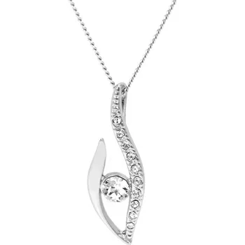 Řetízek Řetízek Oko s krystaly Colibra - postříbřený