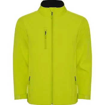 Pánská bunda Roly Pánská softshellová bunda Nebraska Barva: Lime Punch 235, Velikost: 3XL G_RY6436