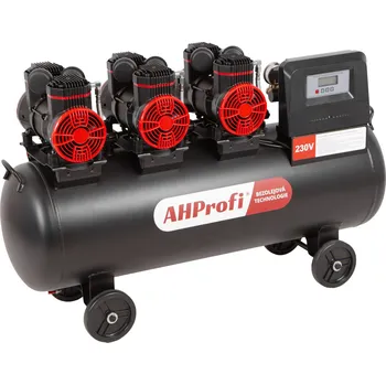 Kompresor Bezolejový kompresor 100L, 3x1450W, 6 pístů - AH0100